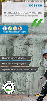 K&Ouml;STER Hidroizolacija s pozitivne strane